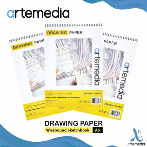 artemedia-a5-drawing-book-150gsm